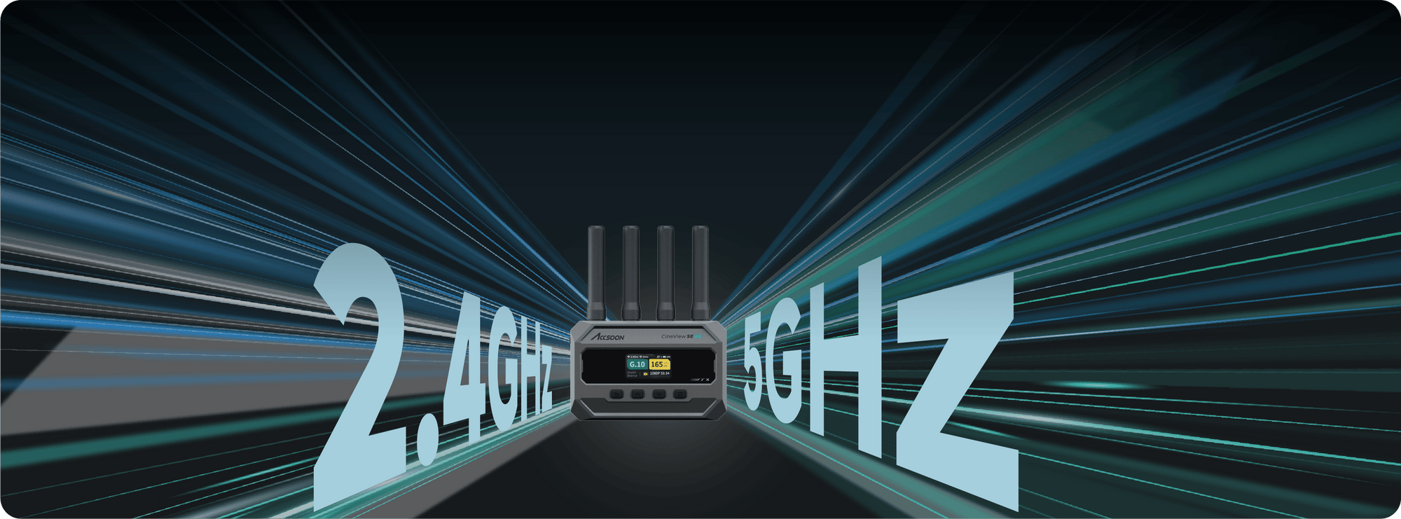 New Generation Dual-Band(2.4GHz+5GHz) + DFS transmission