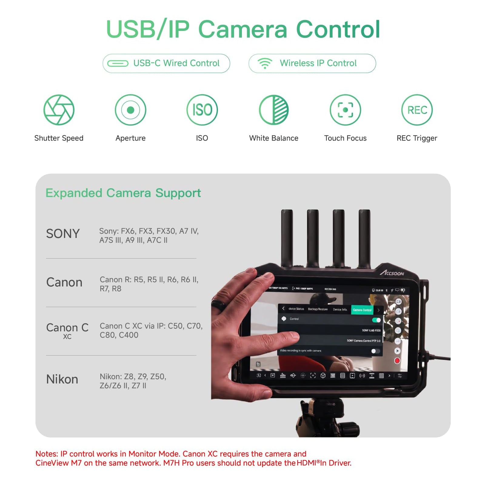 7 Inch Camera Monitor for Filmmaking and Video Production
