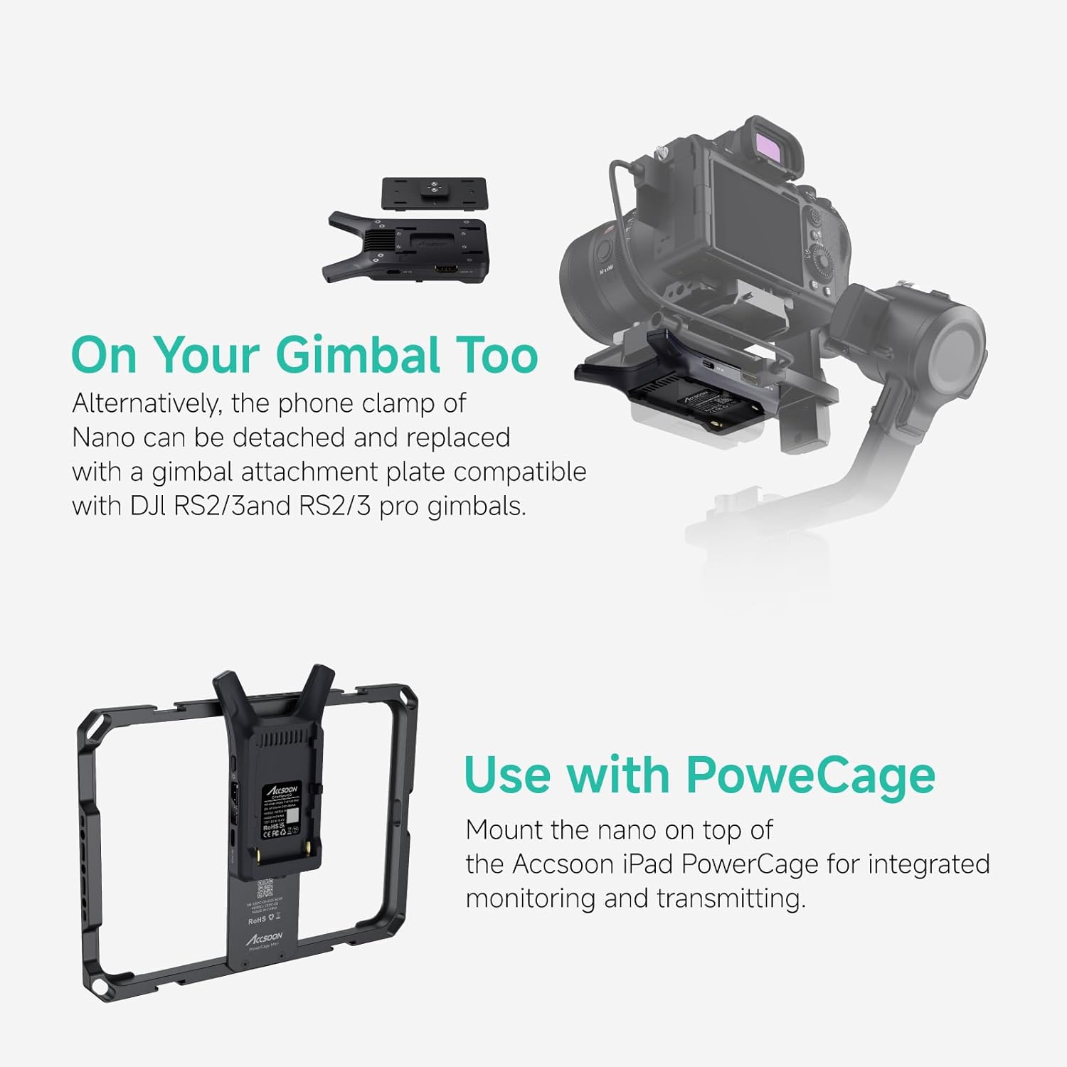 Accsoon CineView Nano Wireless Video Transmitter, 1080p, 150m, Low
