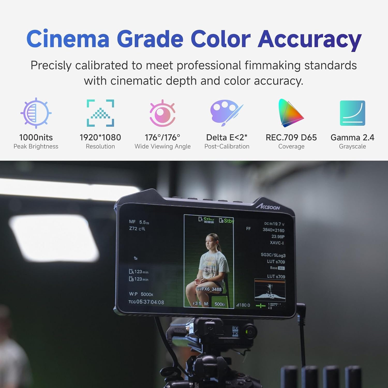 7 Inch Camera Monitor for Filmmaking and Video Production
