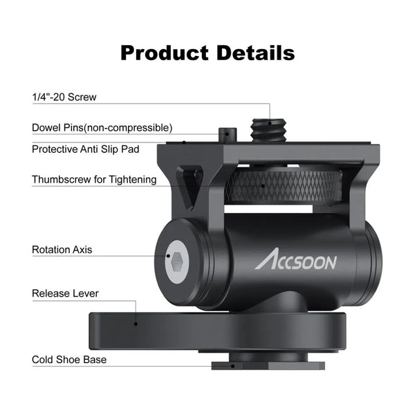 Accsoon Blitzschuh-Montageadapter