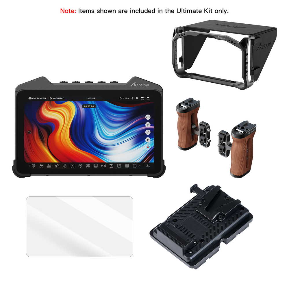 Accsoon CineView M7カメラビデオモニター （ケージキット付き） 7 Inch Camera Monitor for Filmmaking and Video Production