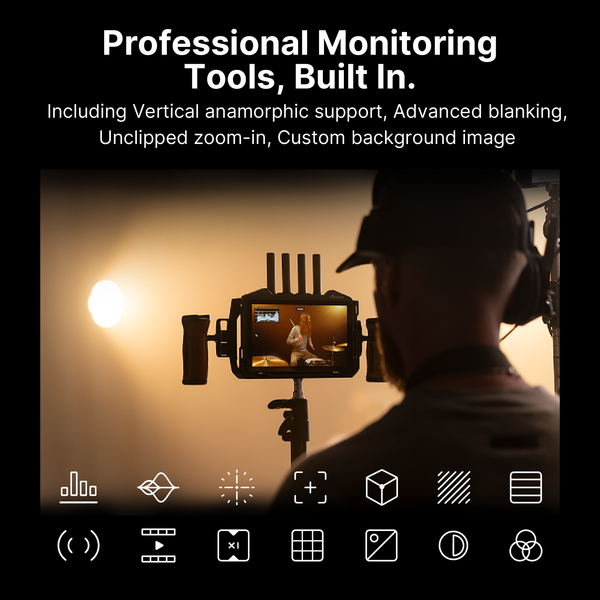 Accsoon CineView M7 Pro Accsoon SEE app with professional monitoring tools