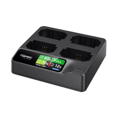 Accsoon Chargeur rapide 4 emplacements NP-FZ100 TOPRIG